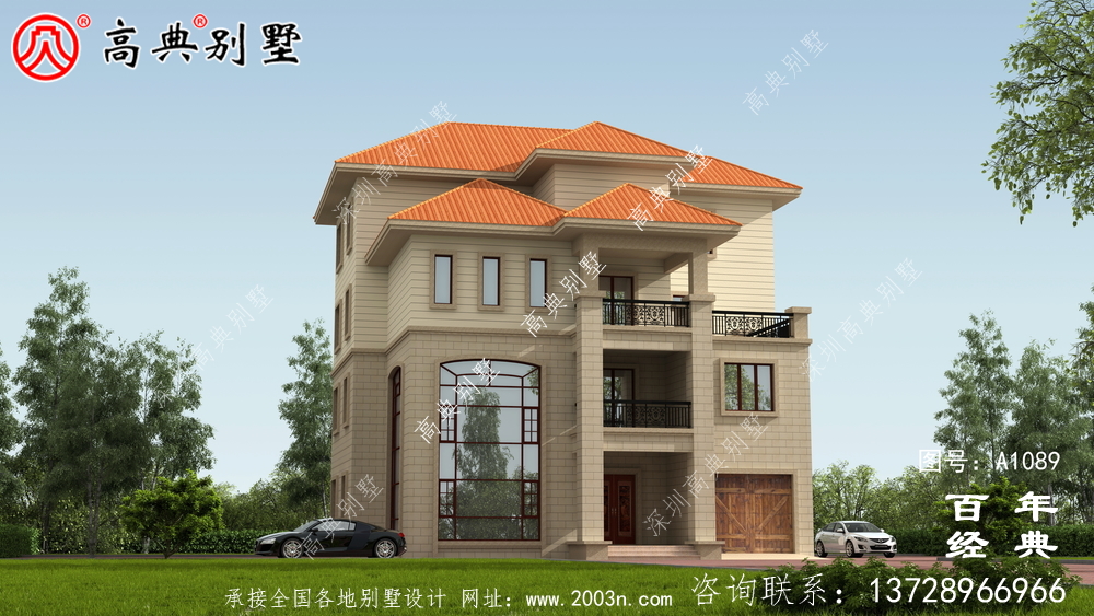 南方新農村三層住宅設計方案大全,戶型方正簡單