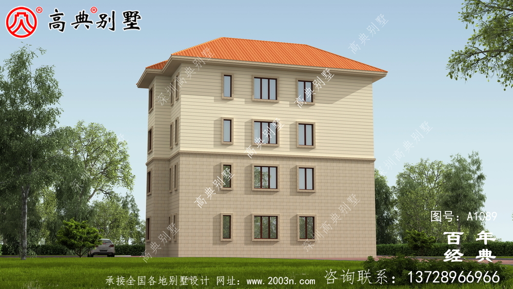 南方新農村三層住宅設計方案大全,戶型方正簡單
