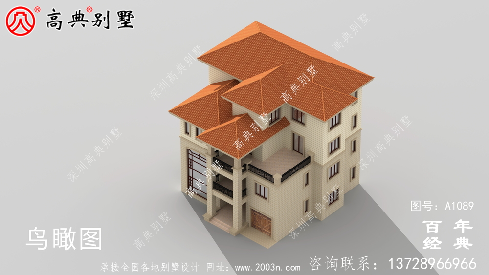 南方新農村三層住宅設計方案大全,戶型方正簡單
