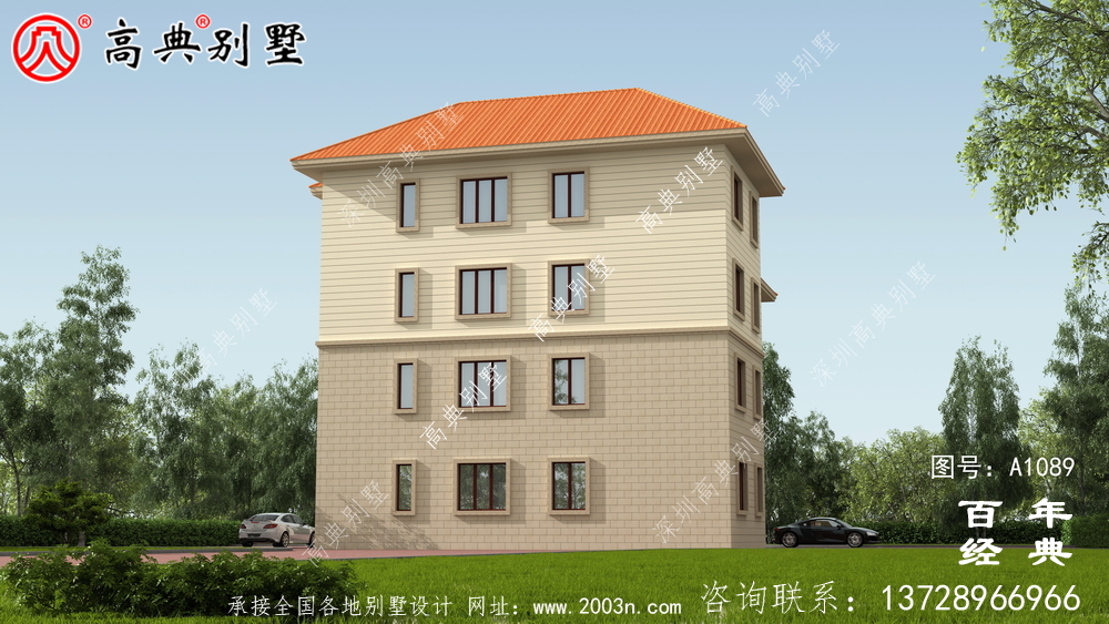 南方新農村三層住宅設計方案大全,戶型方正簡單