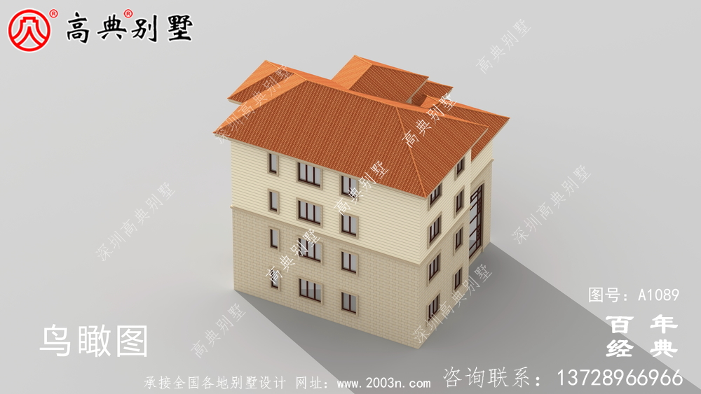 南方新農村三層住宅設計方案大全,戶型方正簡單