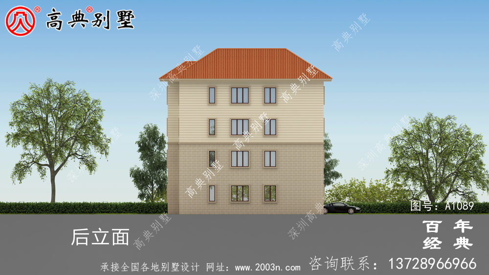 南方新農村三層住宅設計方案大全,戶型方正簡單