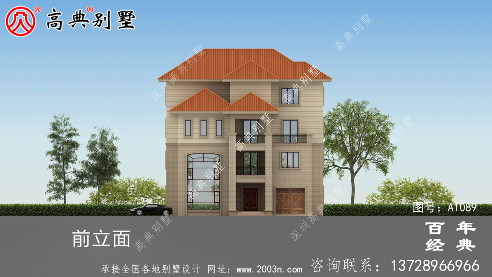 南方新農村三層住宅設計方案大全,戶型方正簡單