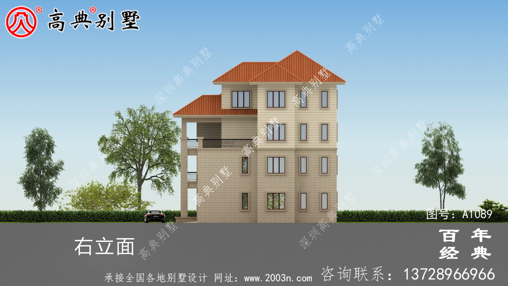 南方新農村三層住宅設計方案大全,戶型方正簡單