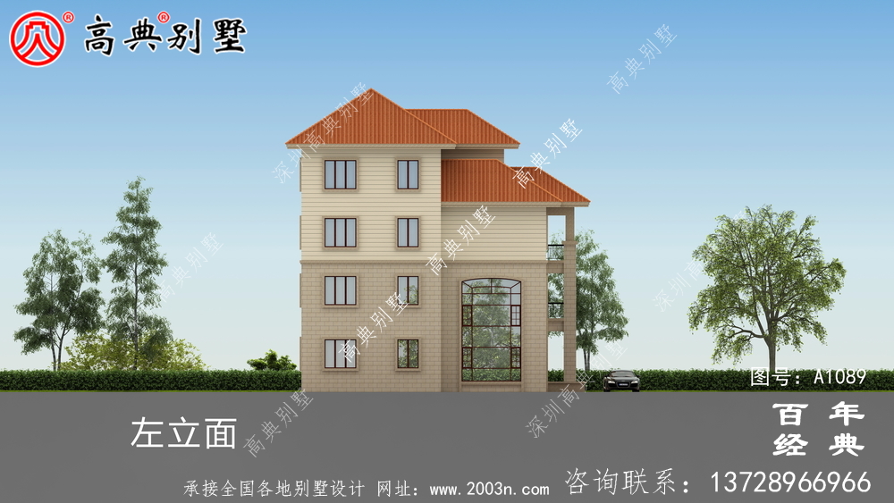 南方新農村三層住宅設計方案大全,戶型方正簡單