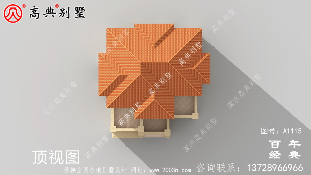带车库的欧式三层别墅房屋设计图,大客厅挑高