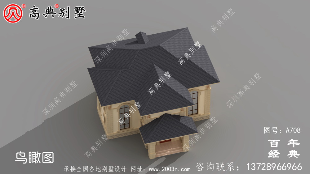 二层小别墅设计图,含设计效果图,简欧风