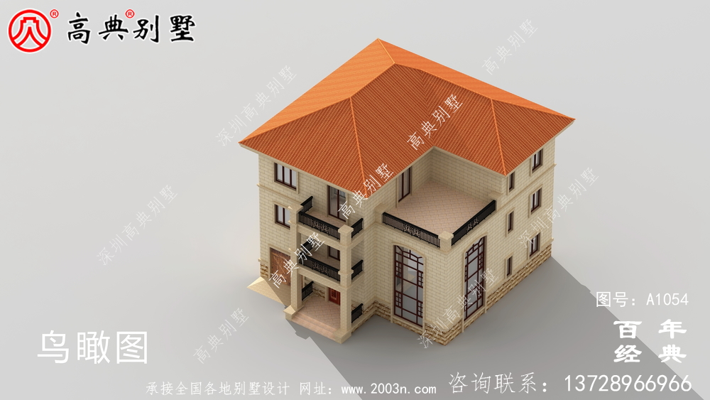 三层新农村住宅房屋设计图,温暖美观大方的房型