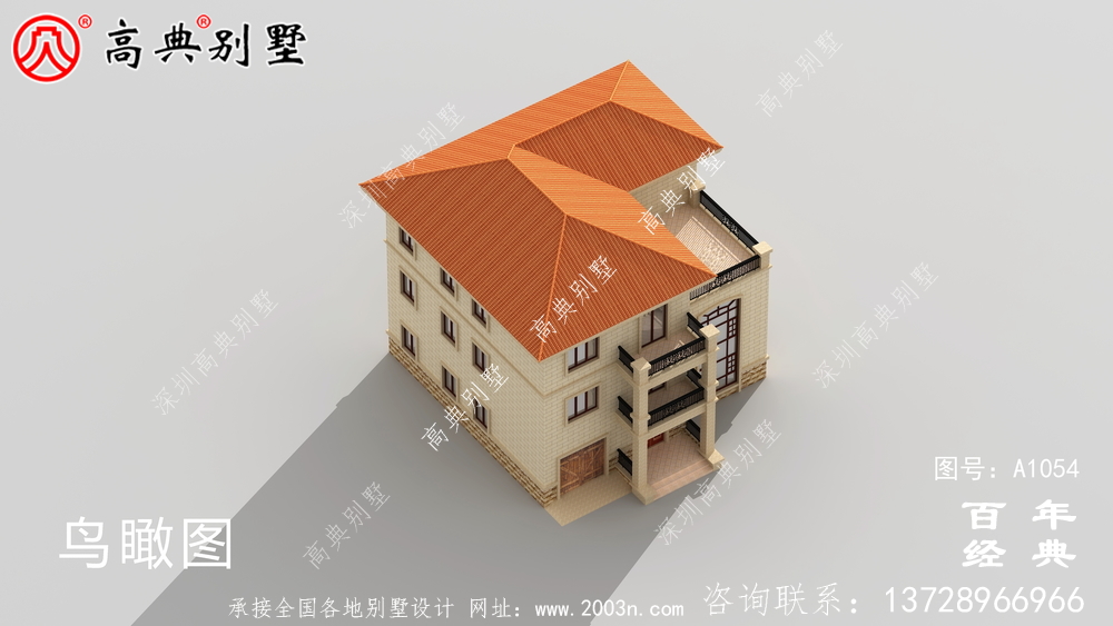 三层新农村住宅房屋设计图,温暖美观大方的房型