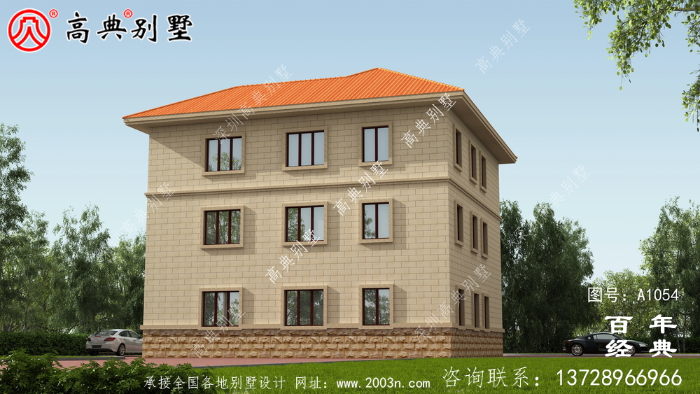 三层新农村住宅房屋设计图,温暖美观大方的房型