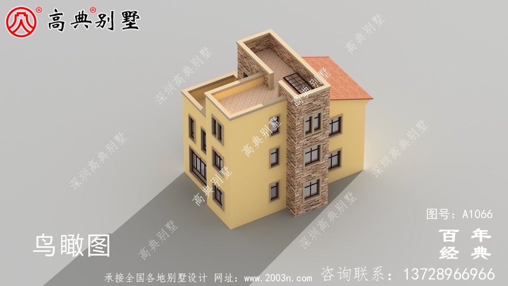 美丽的乡村欧式三层小楼设计,简约大气。
