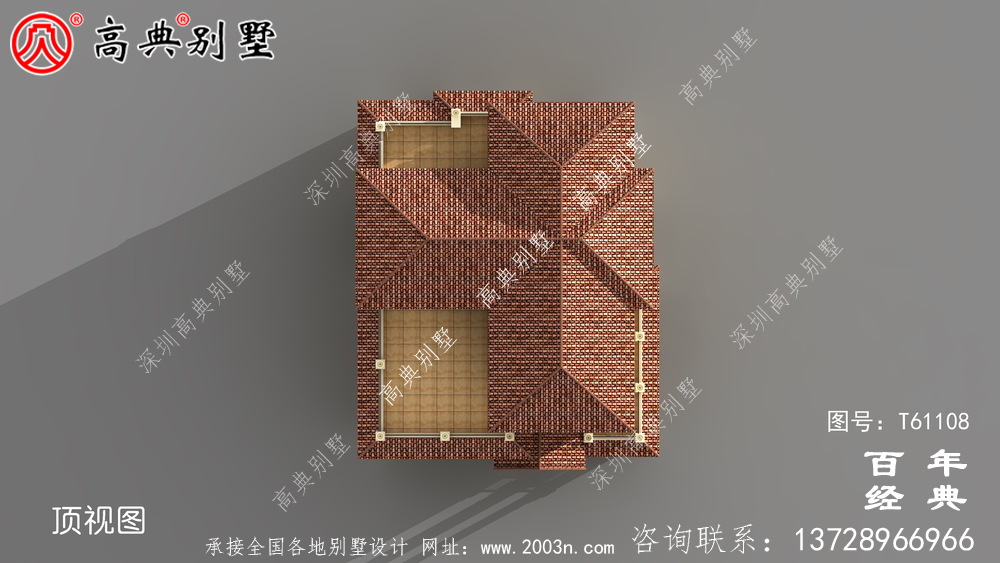 三层复式别墅设计计划方案,整套设计图纸+设计效果图