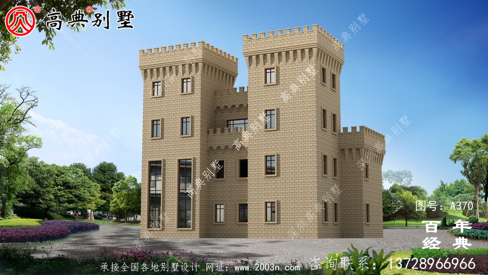 四層農(nóng)村自建別墅設(shè)計(jì)，功能設(shè)計(jì)豐富完整