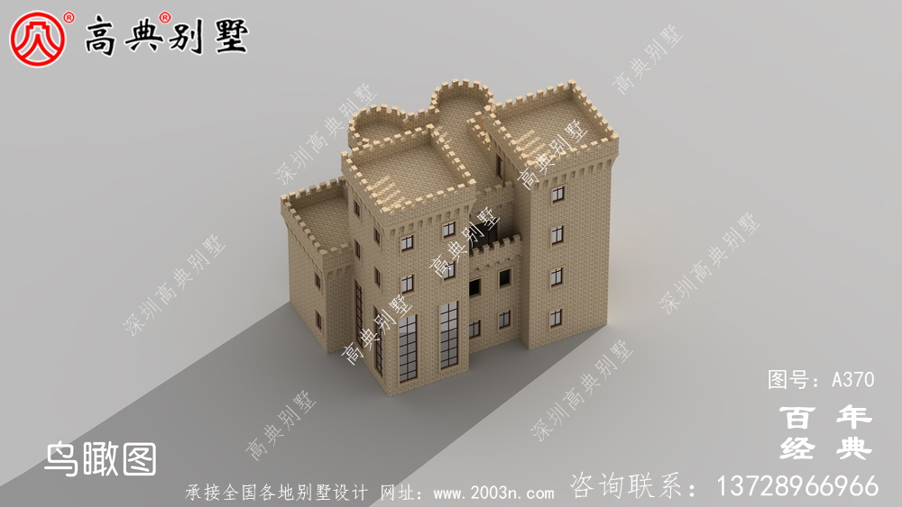 四層農(nóng)村自建別墅設(shè)計(jì)，功能設(shè)計(jì)豐富完整