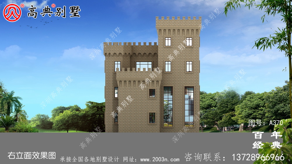 四層農(nóng)村自建別墅設(shè)計(jì)，功能設(shè)計(jì)豐富完整