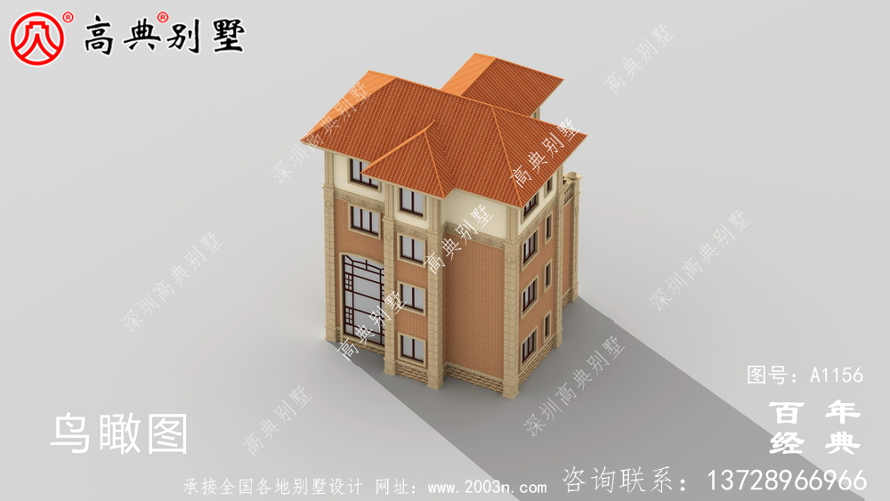 四樓簡易新農(nóng)村房屋設(shè)計(jì)圖紙，成本低廉，適合農(nóng)村建設(shè)