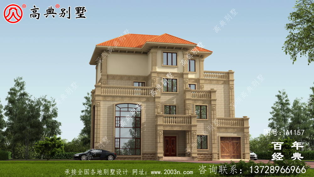 農村四層建筑設計圖，包括外觀圖，推薦自建四層建筑使用