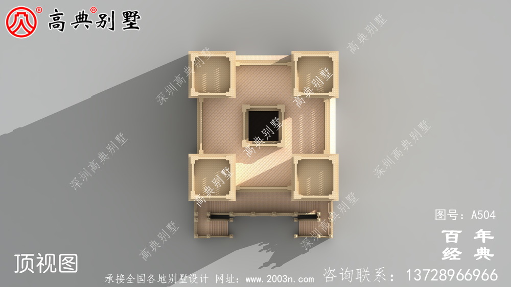 320平大户型别墅五层房屋设计图,农村自建别墅强烈推荐