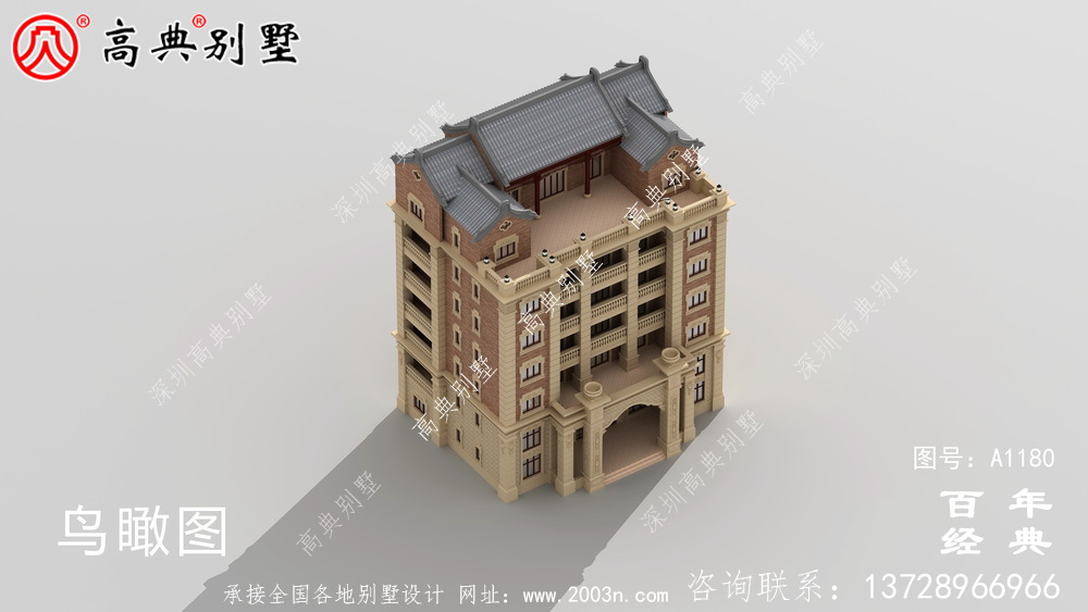 347平方米农村法式别墅设计,包括全套施工图
