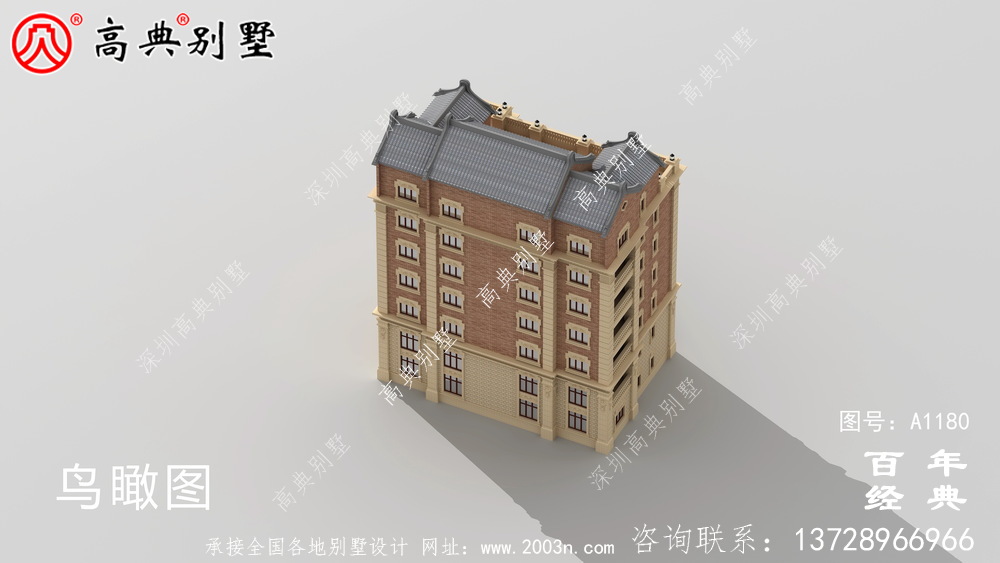 347平方米农村法式别墅设计,包括全套施工图