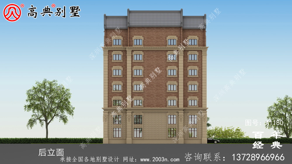 347平方米农村法式别墅设计,包括全套施工图