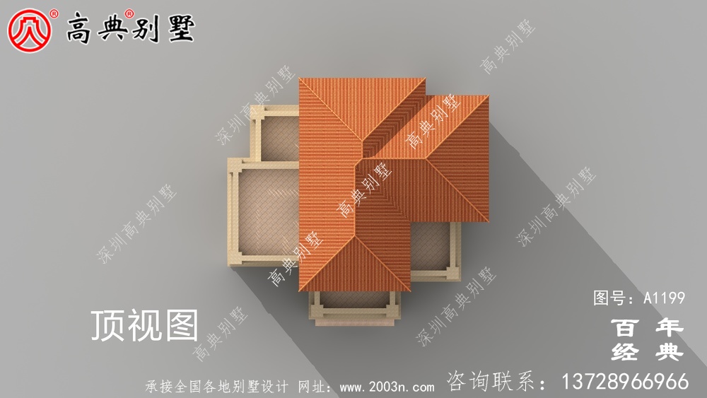农村大户型五层自建别墅设计图纸,室内功能齐全