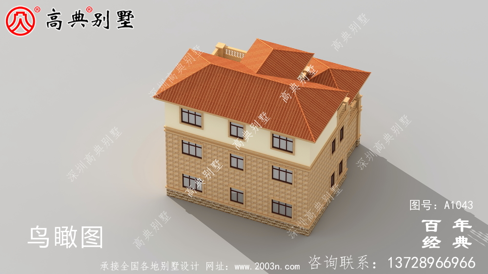 简欧风格148平方米三层房子设计图,复式设计户型极好