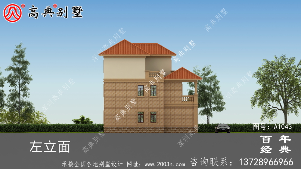 简欧风格148平方米三层房子设计图,复式设计户型极好