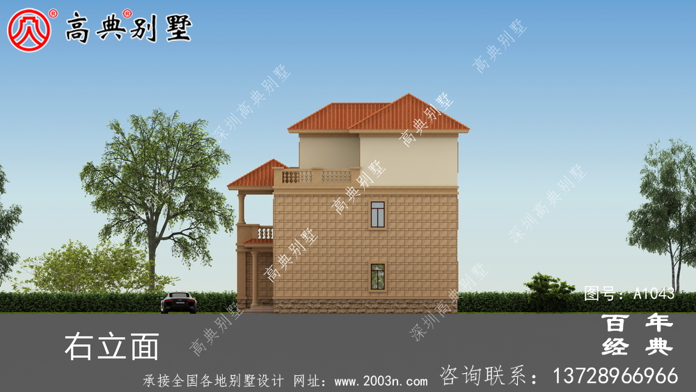 简欧风格148平方米三层房子设计图,复式设计户型极好