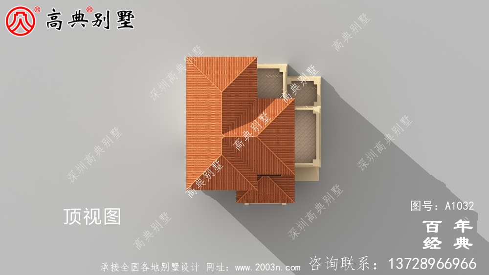 新农村三层别墅设计及效果图,预算约30万内,带车库。