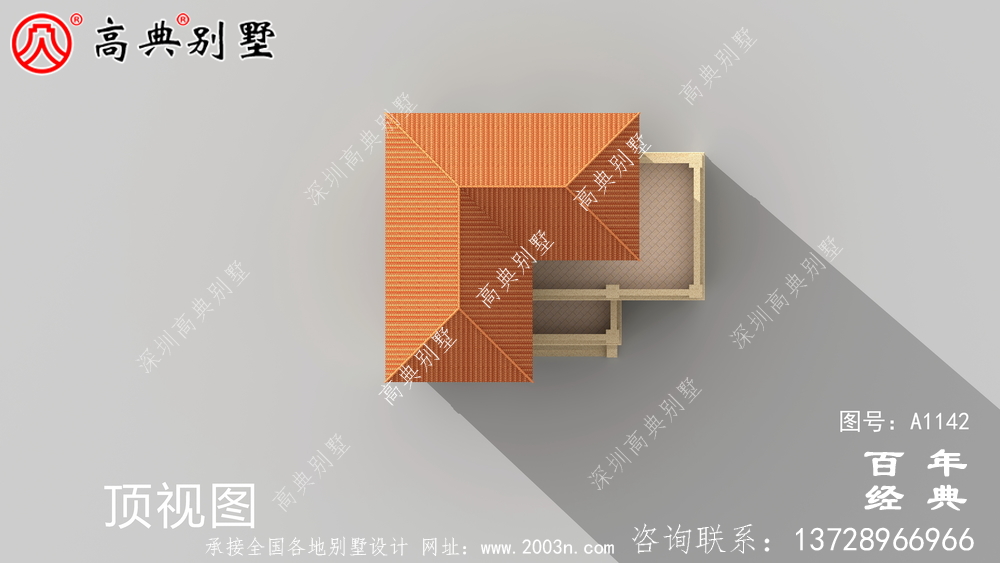 三层新农村别墅设计图,CAD设计图+HD效果图