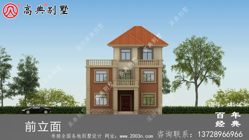 30万预算三层别墅设计图纸及效果图,推荐新农村自建
