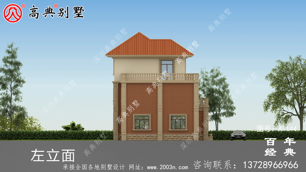 30万预算三层别墅设计图纸及效果图,推荐新农村自建