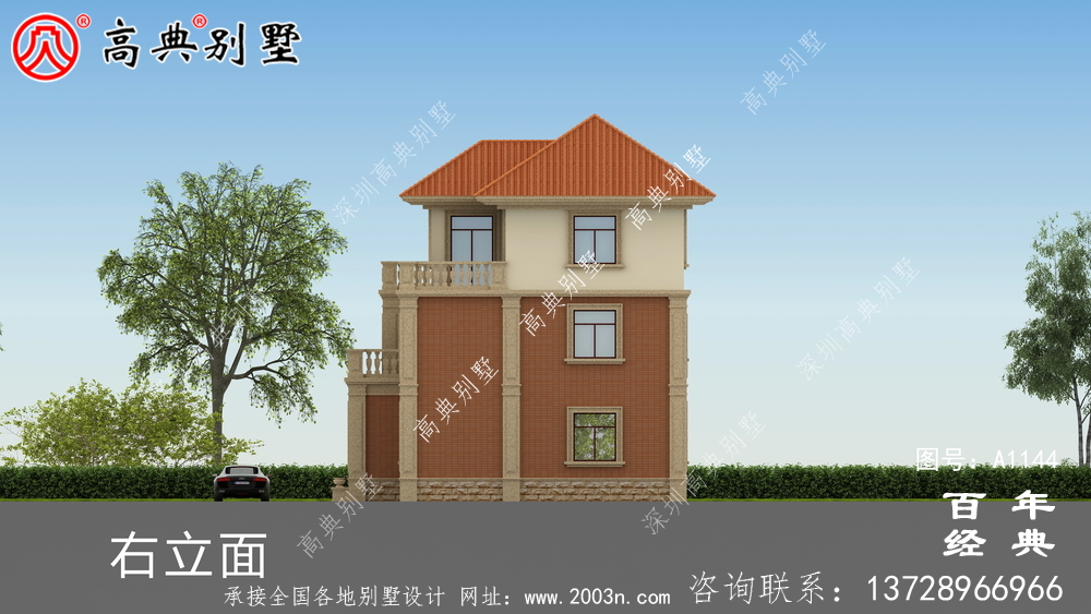 30万预算三层别墅设计图纸及效果图,推荐新农村自建
