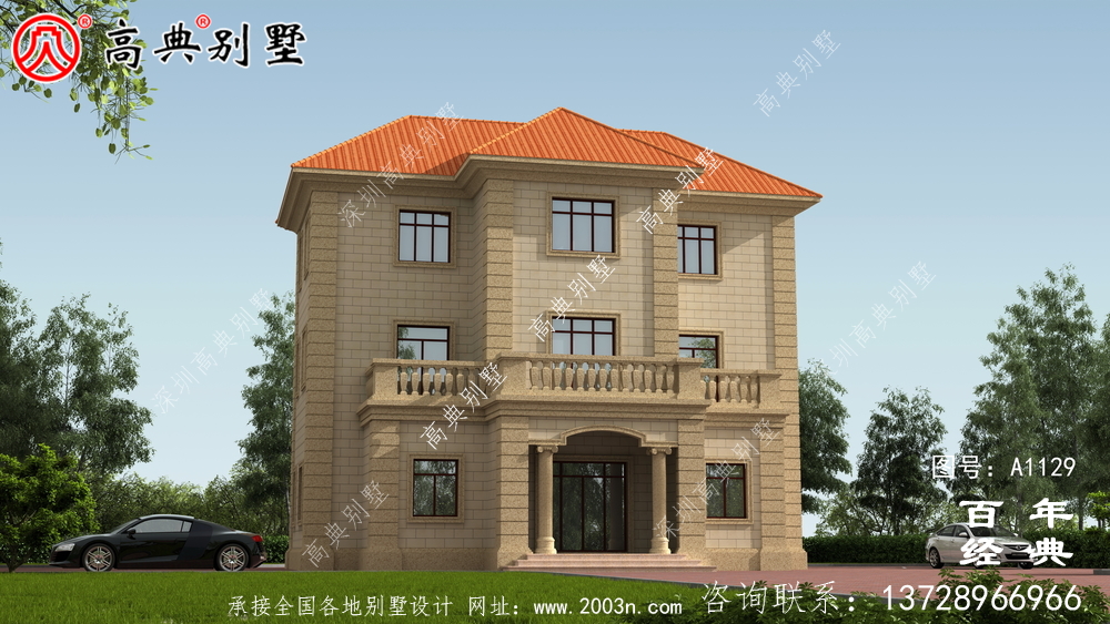欧式三层住宅设计图纸,包括外观效果图。 欧式三层住宅设计图纸,包括外观效果图。