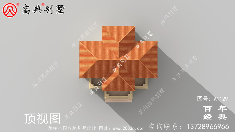 欧式三层住宅设计图纸,包括外观效果图。