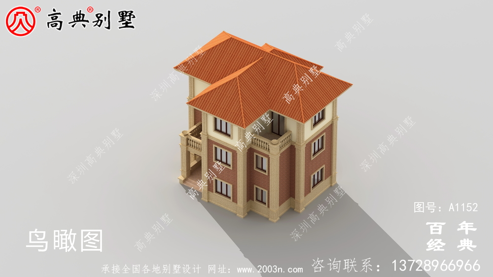 最新欧式三层别墅设计纸带效果图,高档私人别墅设计平面图