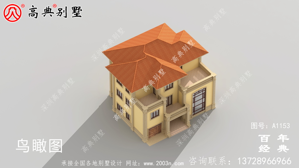 207平方米别墅设计图纸(含效果图),农村别墅方案选择