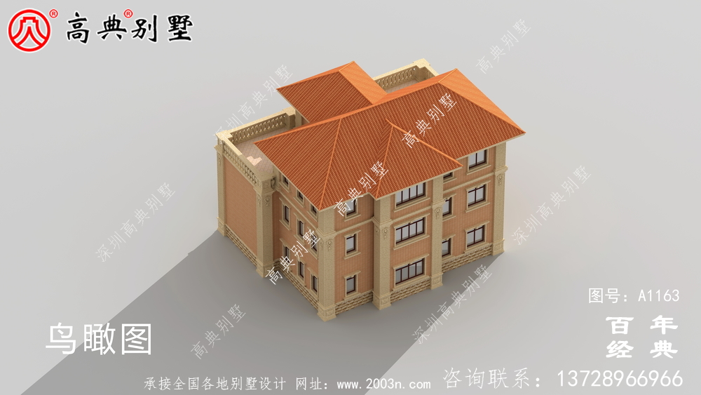 三楼欧式别墅设计图,别墅设计方案(含效果图)