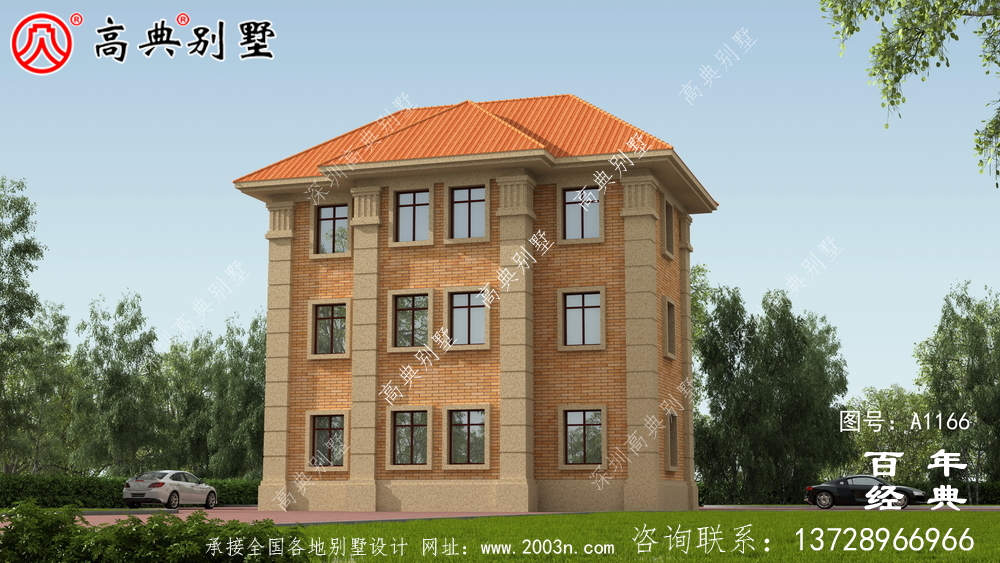 三层新农村住宅设计图纸(包括效果图)和别墅设计图纸