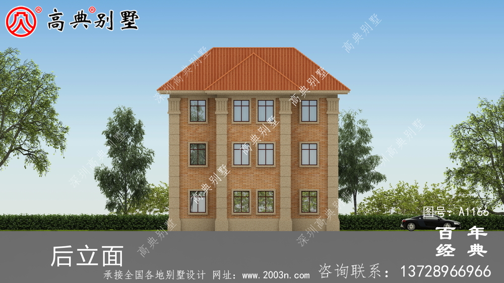 三层新农村住宅设计图纸(包括效果图)和别墅设计图纸