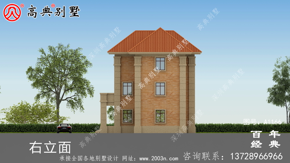 三层新农村住宅设计图纸(包括效果图)和别墅设计图纸
