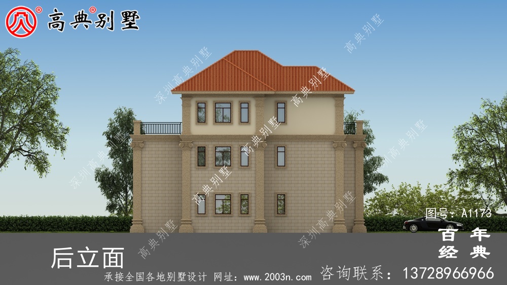 183平简欧别墅设计图纸(含效果图),新农村住宅设计方案获选
