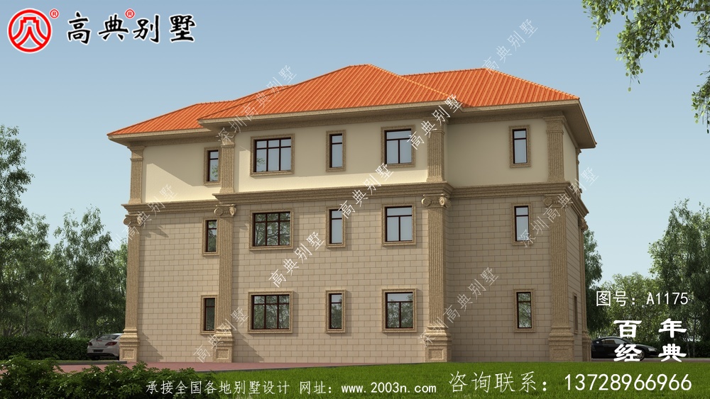 乡村房屋设计图纸,新农村住宅选萃(含外型设计效果图)