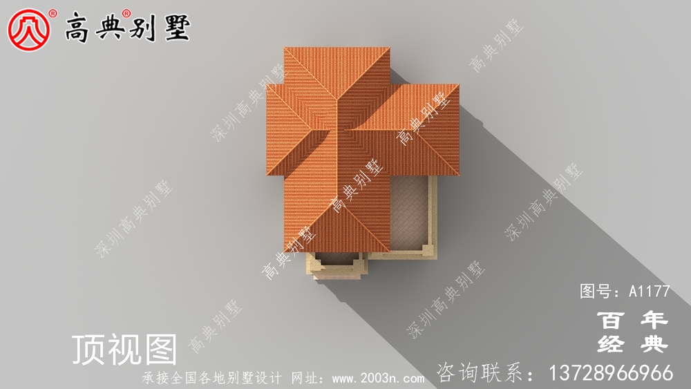 三楼别墅的设计图,占地122平面积适中,户型经典