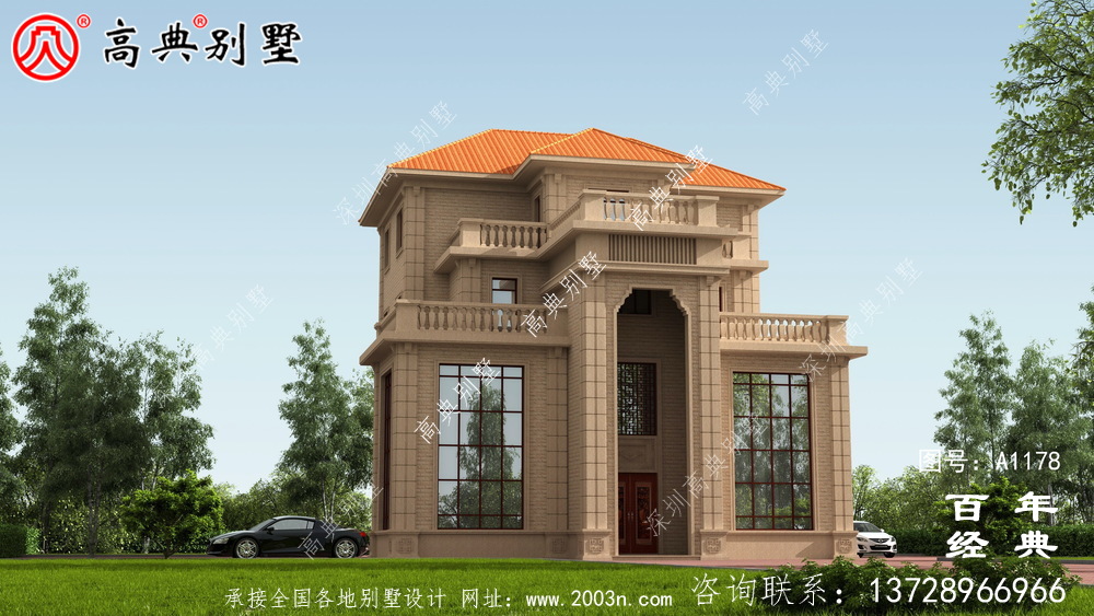 双复式三层欧式别墅设计图及设计效果图 双复式三层欧式别墅设计图及设计效果图