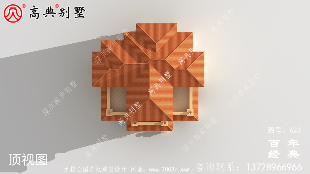 农村三层实用别墅带车库设计施工图_农村三层别墅设计图纸