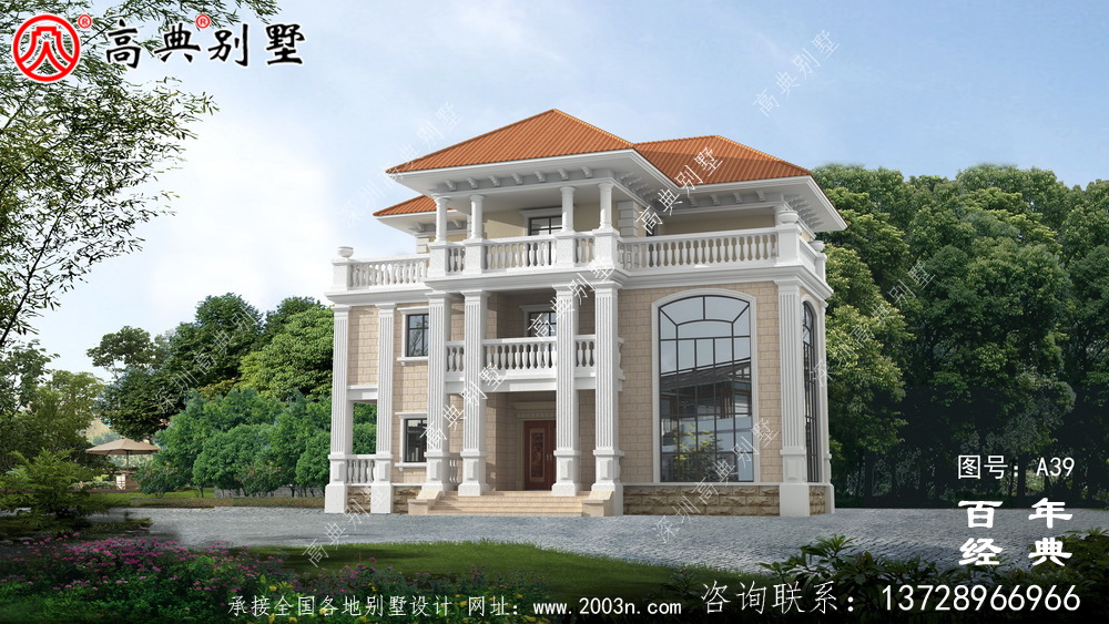 乡村中高档三层小别墅设计图 乡村三层建造房屋设计图 乡村中高档三层小别墅设计图 乡村三层建造房屋设计图