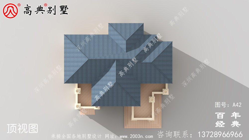带露台设计图纸和效果图的新型欧式三层别墅 农村三层别墅设计