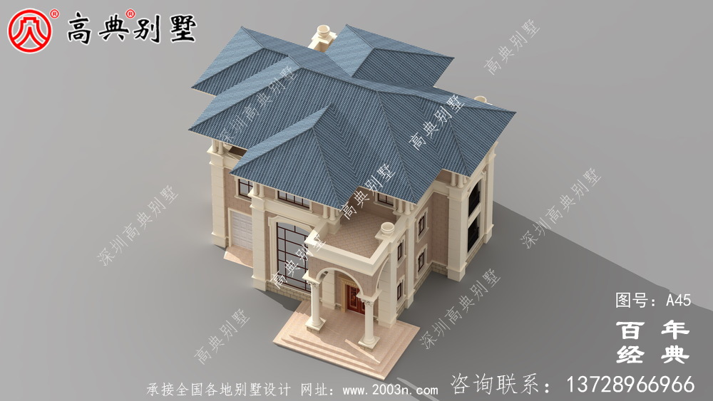农村欧式三层别墅设计图 三层农村建筑师设计图